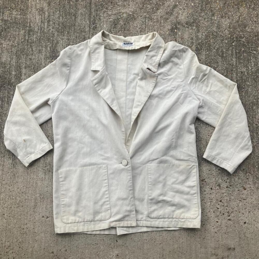 Vintage chic 90s linen cotton
